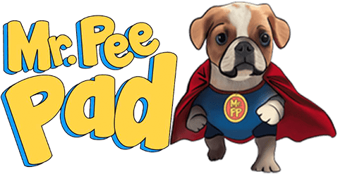 Mr. Pee Pad Logo with Mr. PP